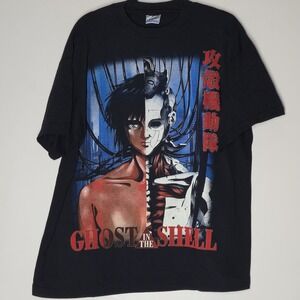 Ghost In The Shell Anime T Shirt Double Sided Single Stitch Sz XL Anime